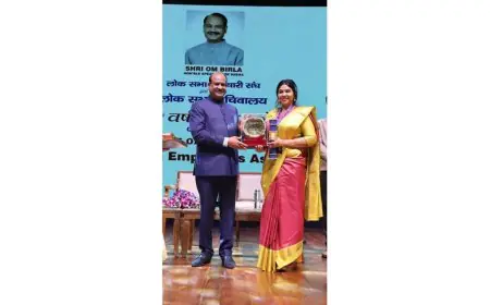 Dr. Sohini Sastri, Renowned Astrologer from Kolkata, Felicitated in the Parliament of India