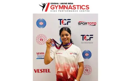 Odisha Girl bags Bronze Medal at FIG Apparatus World Cup 2025