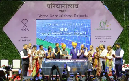 SRK Group marks 61st anniversary with “Parivarotsav 2025”, launch of two solar energy projects