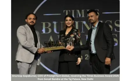 PromptTech Connect Wins Times Business Award 2025 for “Excellent Super App for Enterprise Operations”