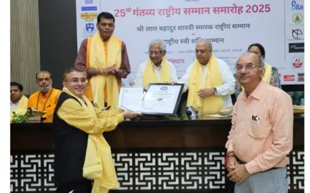 CA Shankar Ghanshyamdas Andani Appointed as Vice President of Gantavaya Sansthan, Conferred with Lal Bahadur Shastri Award 2025