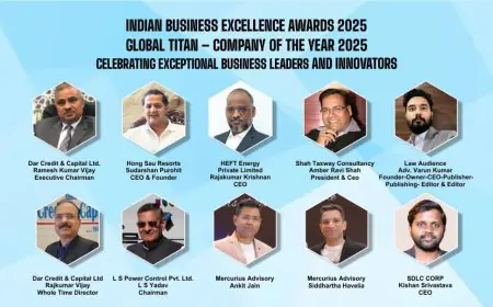 ‘Indian Business Excellence Awards 2025’ & ‘Global Titan – Company of the Year 2025’: Celebrating Exceptional Business Leaders and Innovators