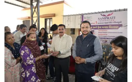 Samprati Foundation Honors Surat’s Safai Veers with Protective Gear Drive Led by Chairman Nirav Shah