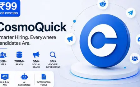 CosmoQuick Launches ₹99 Job Posting Offer With ATS, AI Screening and Massive Off-Platform Distribution