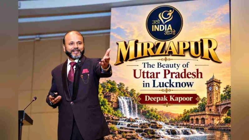Beyond Screen Fiction: Educator & Author Deepak Kapoor Brings the Real Heritage of Mirzapur to Lucknow
