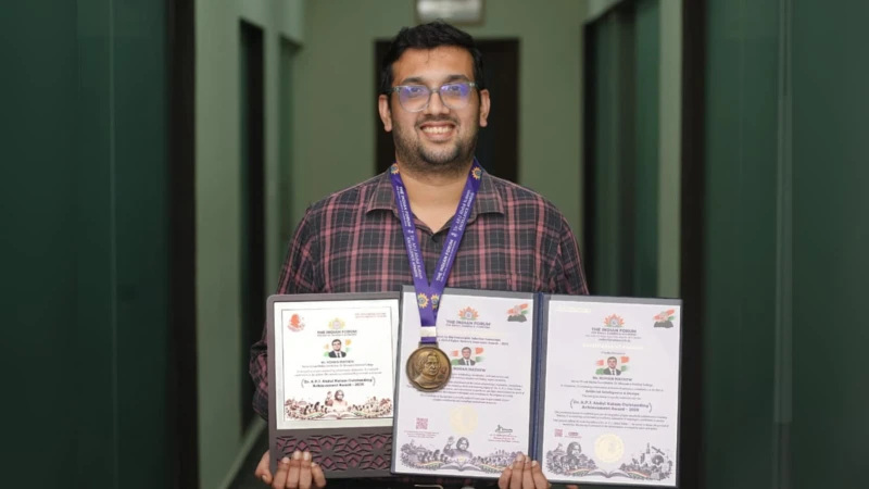 Rohan Mathew Wins Dr. A.P.J. Abdul Kalam Nation's Inspiration Award 2026